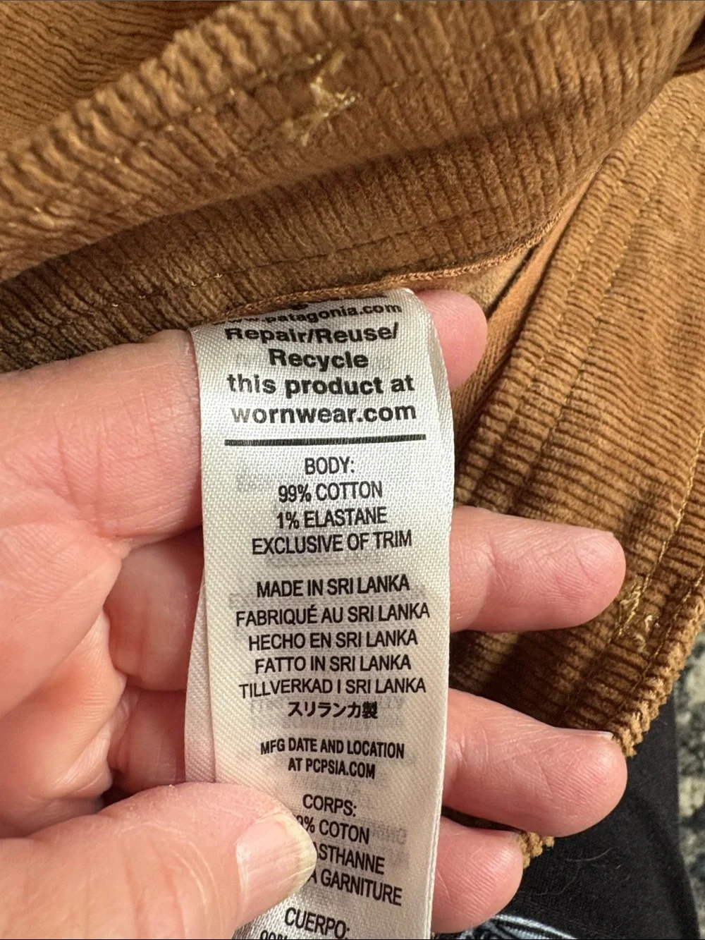 EUC Patagonia Wide Leg Corduroy Pants - Size 6 - Picture 6 of 6